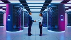 Illustration de l'alliance stratégique entre OpenAI et AWS pour transformer le paysage de l'intelligence artificielle.