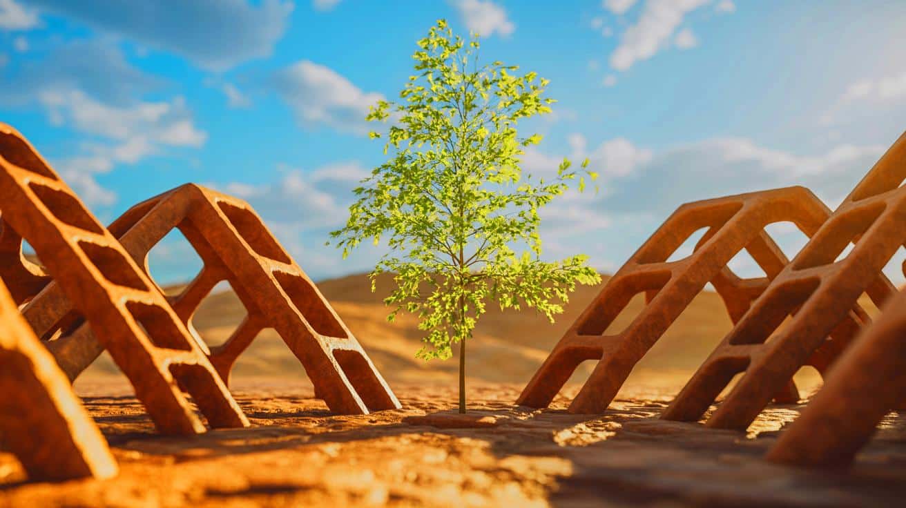 TreeSoil : des abris de terre pour protéger les jeunes arbres et assurer leur croissance dans un environnement hostile