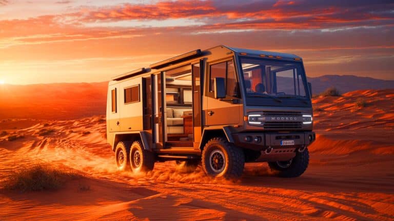Le Shiver 6×6 : un motorhome prêt pour le Dakar qui promet aventure et confort extrême