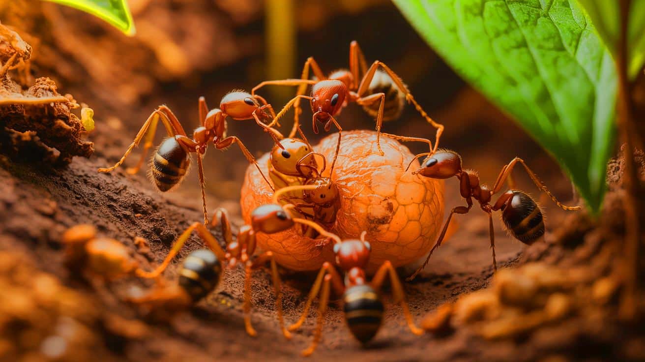 Les fourmis malades se sacrifient pour protéger leur colonie : un acte héroïque de survie collective