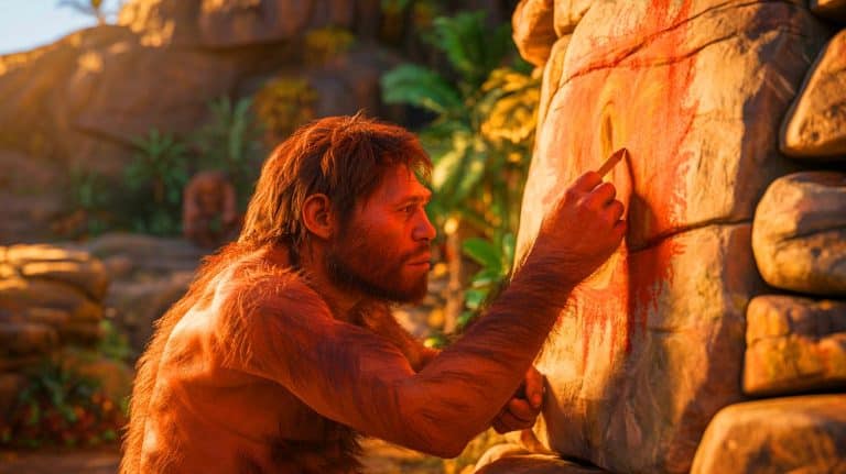 Les Neanderthals utilisaient des crayons d’ocre : une avancée fascinante dans la compréhension de leur symbolisme
